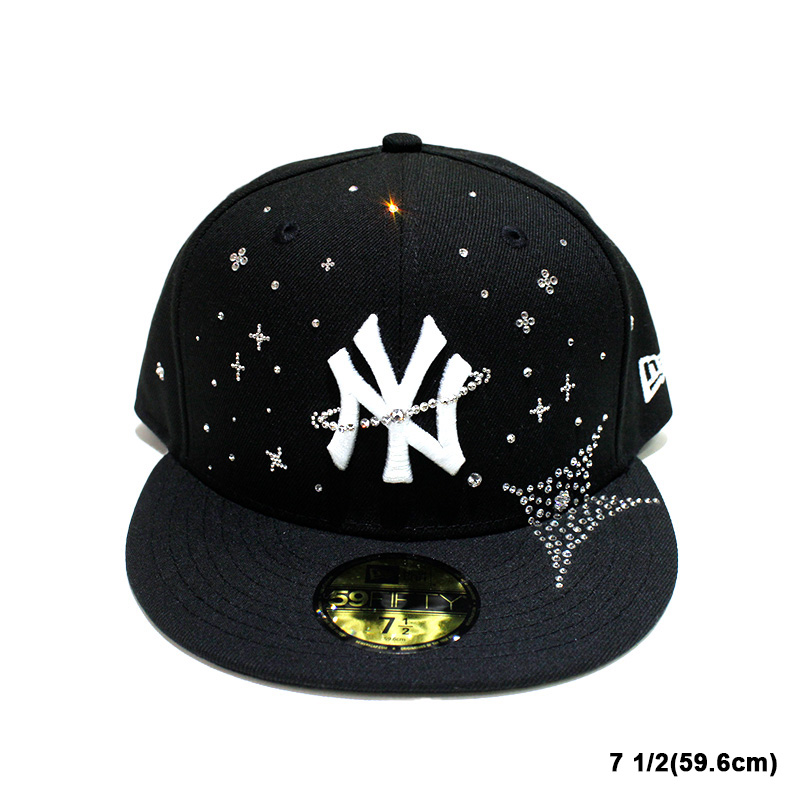 YANKEES SWAROVSKI CUSTOM CAP -BLACK-