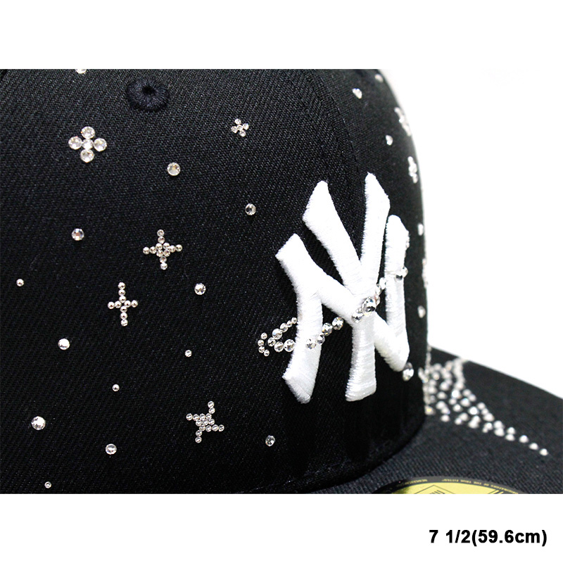 YANKEES SWAROVSKI CUSTOM CAP -BLACK-