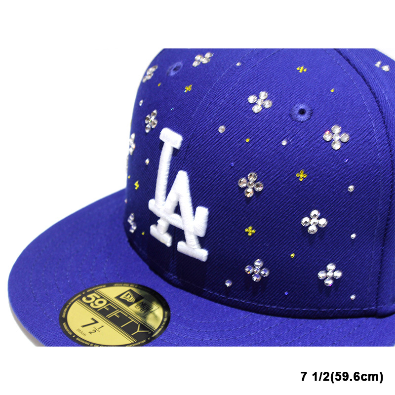 DODGERS SWAROVSKI CUSTOM CAP -2.COLOR-