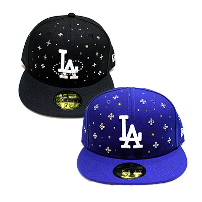 DODGERS SWAROVSKI CUSTOM CAP -2.COLOR-