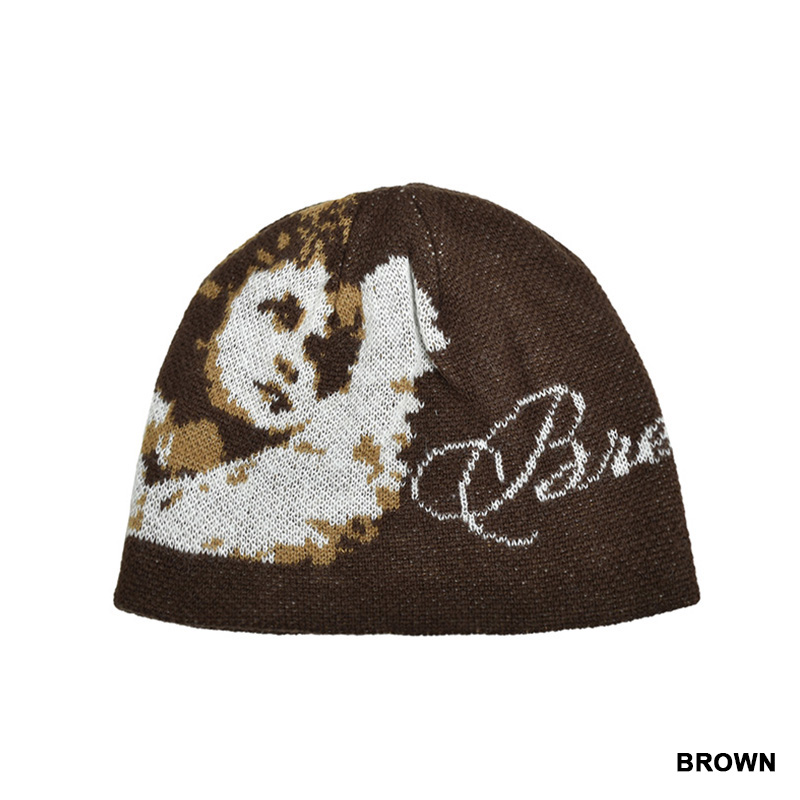 ANGEL SCRIPT LOGO MOHAIR BEANIE-2.COLOR-