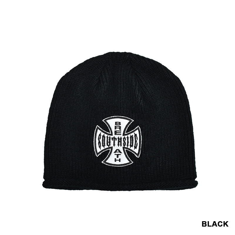SOUTHSIDE CROSS DAMAGE BEANIE -2.COLOR-