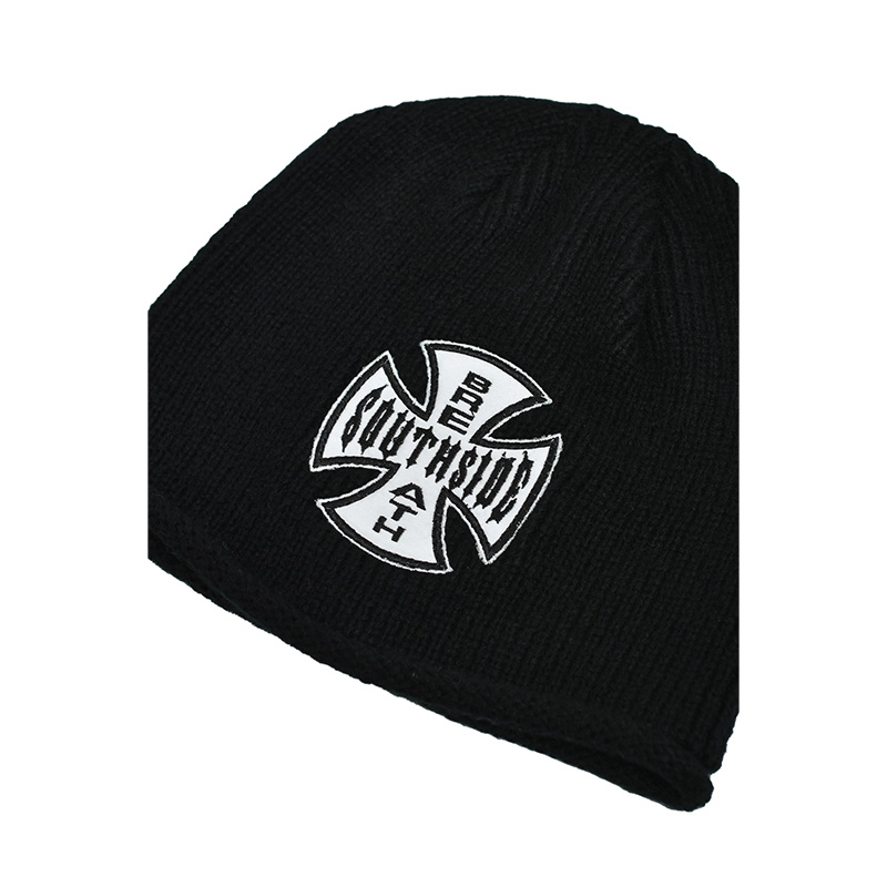 SOUTHSIDE CROSS DAMAGE BEANIE -2.COLOR-