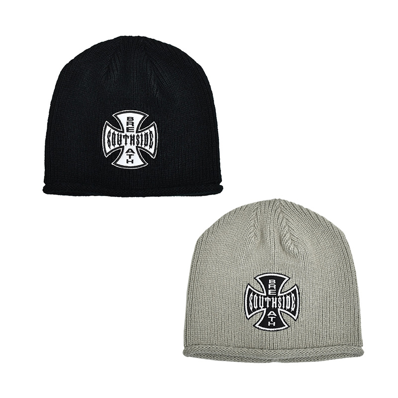 SOUTHSIDE CROSS DAMAGE BEANIE -2.COLOR-