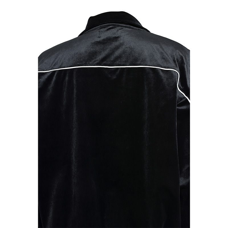 SCRIPT LOGO PIPING VELOUR JACKET -2.COLOR-