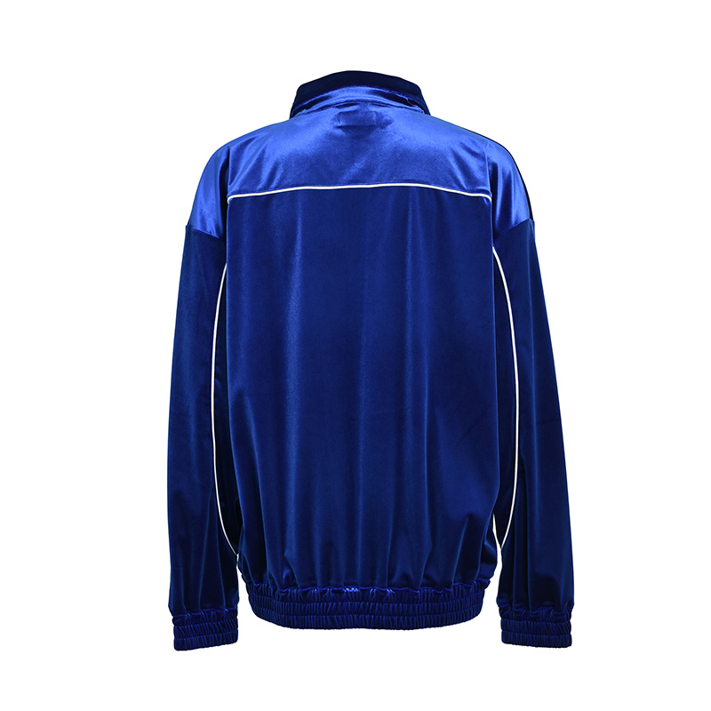 SCRIPT LOGO PIPING VELOUR JACKET -2.COLOR-