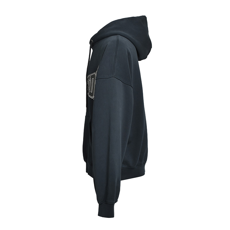 SOUTHSIDE CROSS LOGO HOODIE -BLACK-