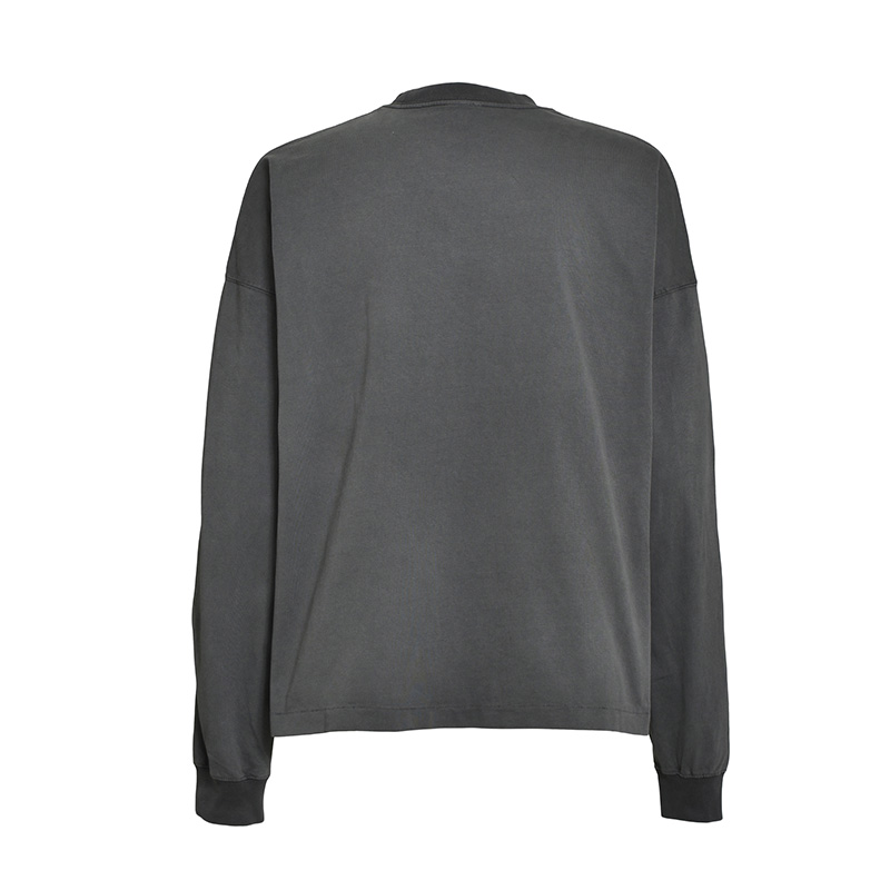 SOUTHSIDE CROSS LS TEE -BLACK-