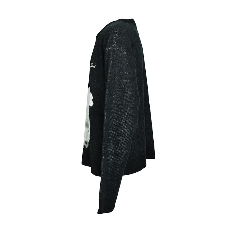 ANGEL SCRIPT LOGO MOHAIR KNIT -2.COLOR-