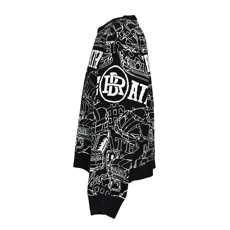 SUPER CAR MALL KNIT -BLACK-