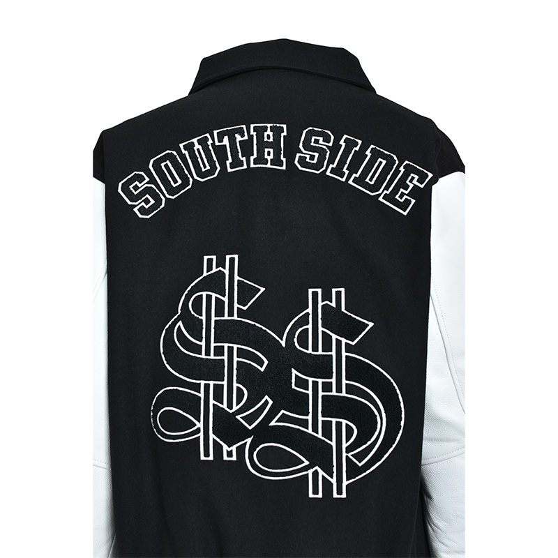 BH PATCH STADIUM JACKET -BLACK-