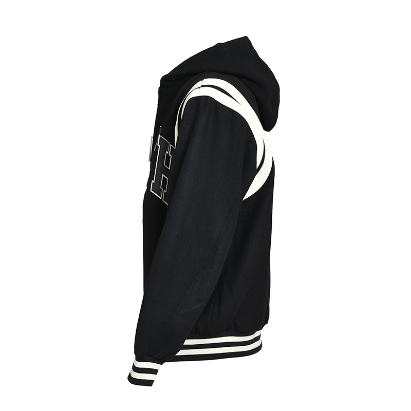ARCH LOGO HOODED VERSITY JACKET -2.COLOR-