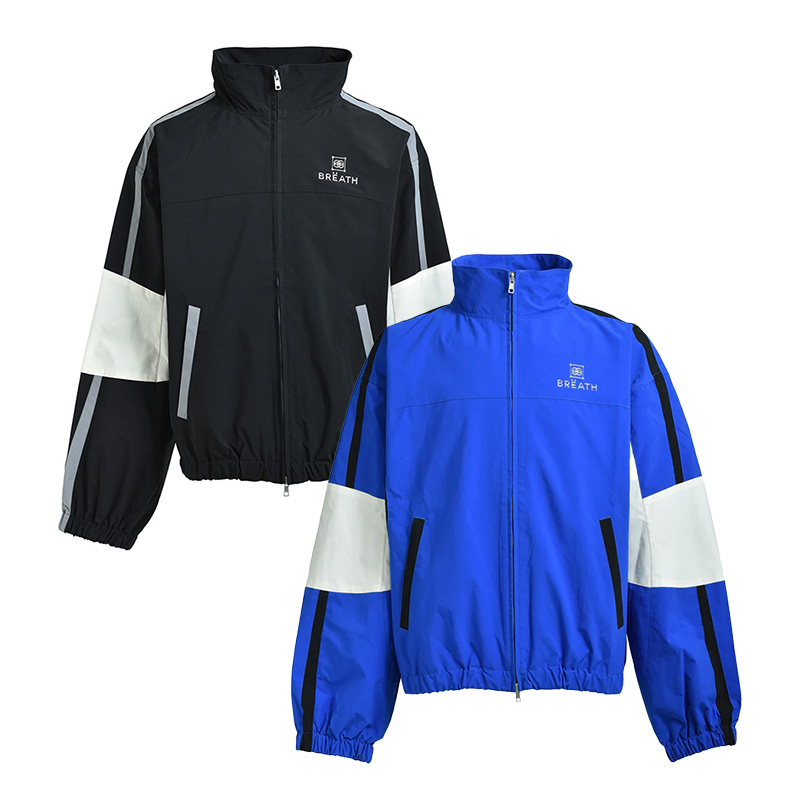 CREST LOGO WARM UP JACKET -2.COLOR-