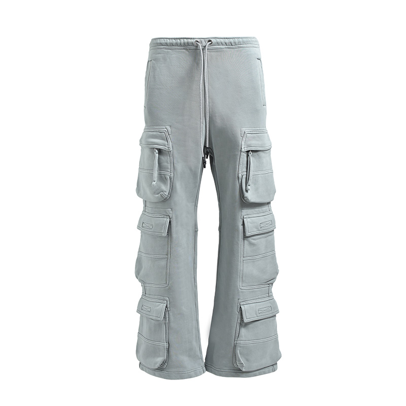 FADE TRIPLE CARGO PANTS -GREY-