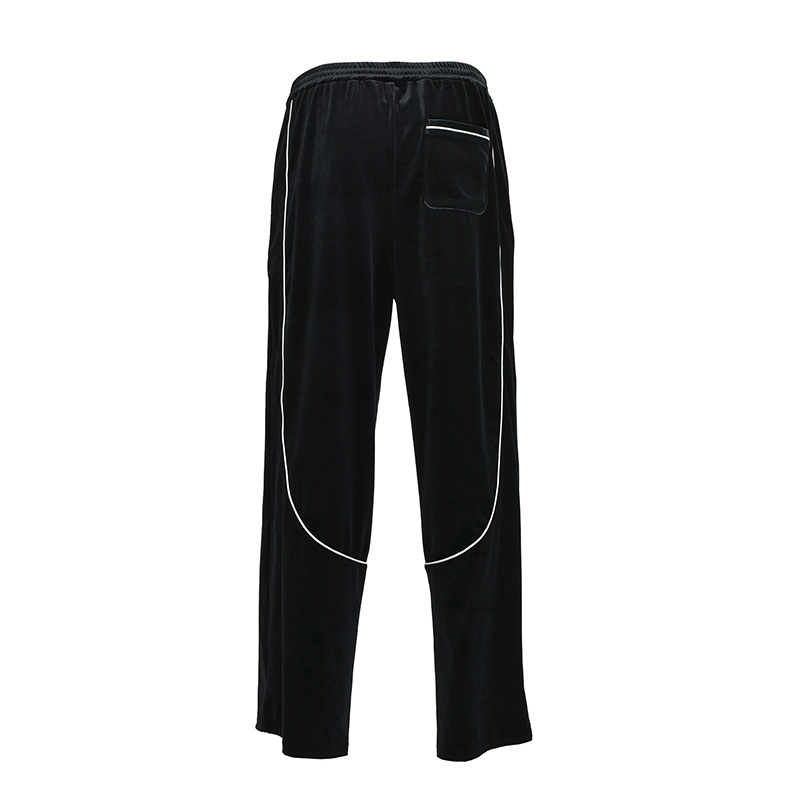 SCRIPT LOGO PIPING VELOUR TRACK PANTS -2.COLOR-
