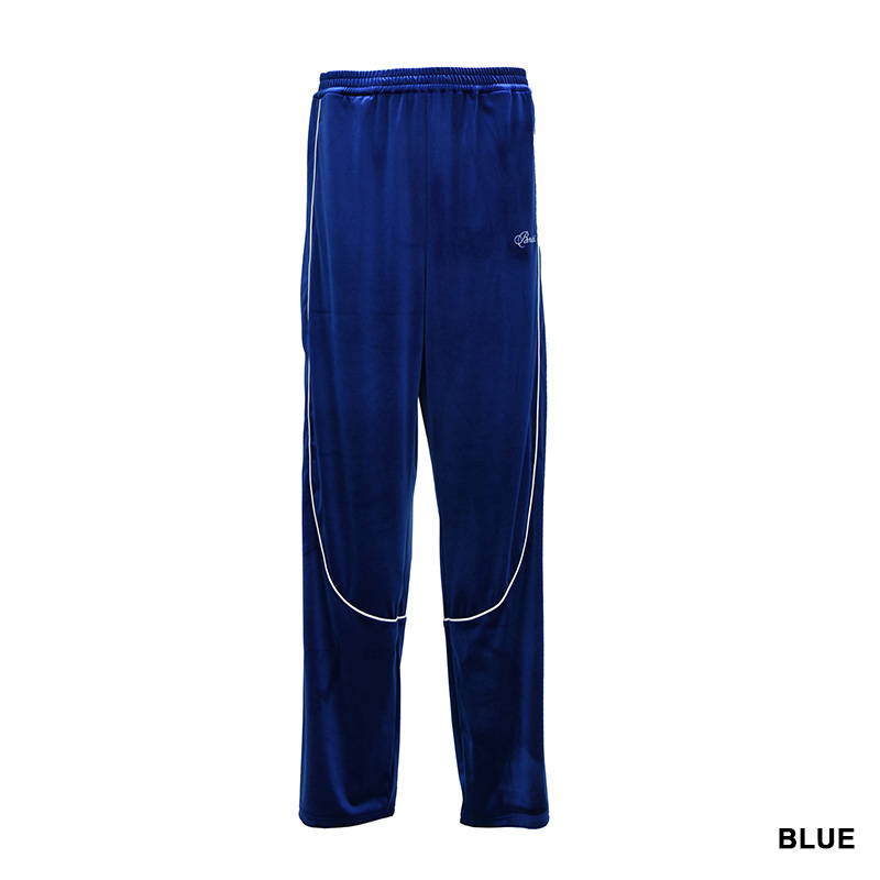 SCRIPT LOGO PIPING VELOUR TRACK PANTS -2.COLOR-