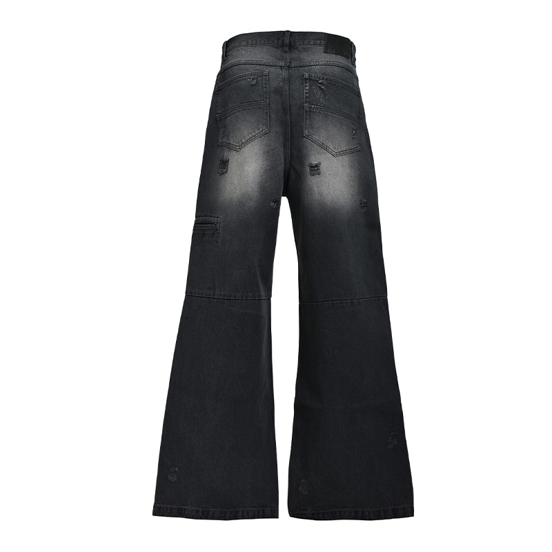 COATING DAMAGE DENIM PANTS -2.COLOR-