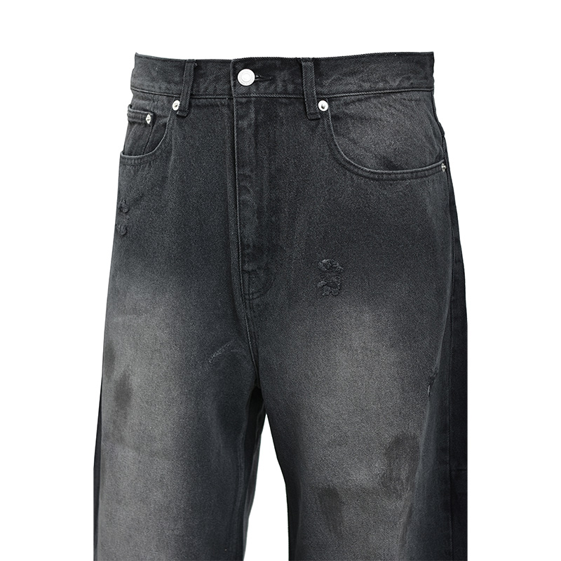 COATING DAMAGE DENIM PANTS -2.COLOR-
