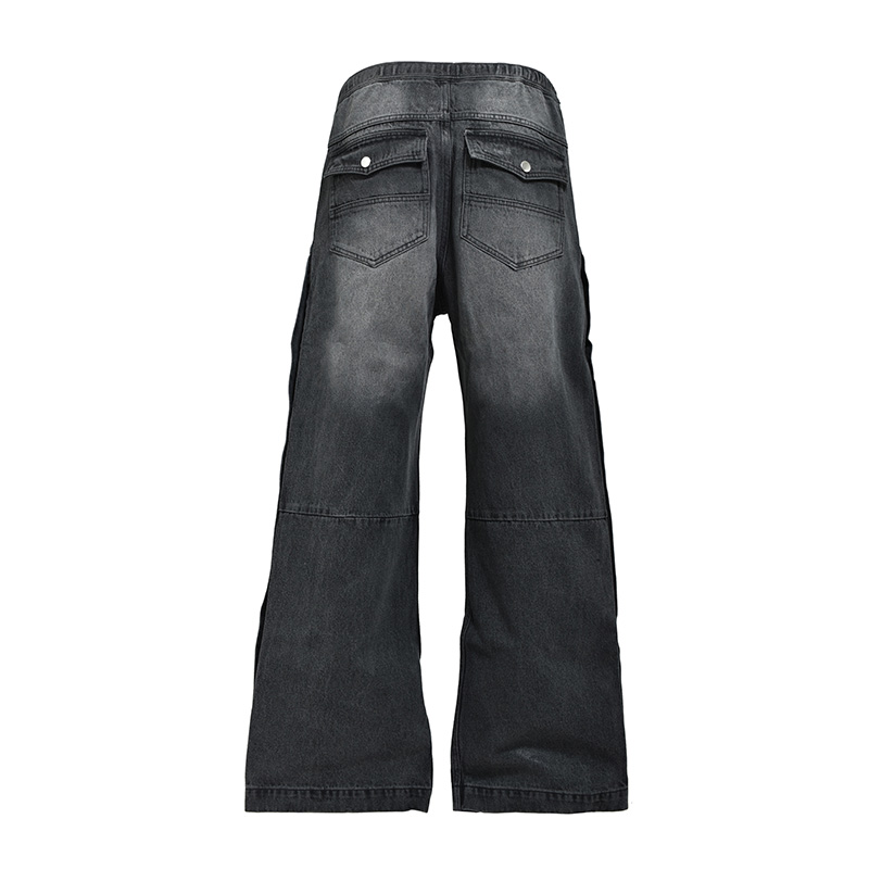 COATING SIDE BUTTON  DENIM PANTS -2.COLOR-