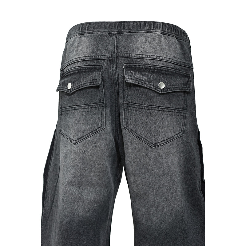 COATING SIDE BUTTON  DENIM PANTS -2.COLOR-