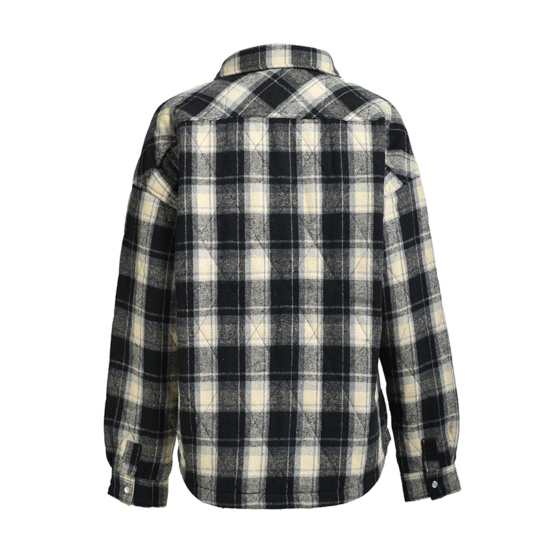 QUILTING CHECK SHIRTS -2.COLOR-