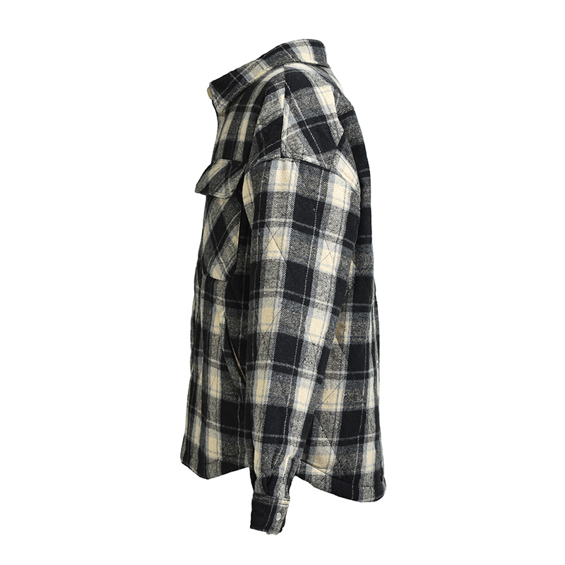 QUILTING CHECK SHIRTS -2.COLOR-