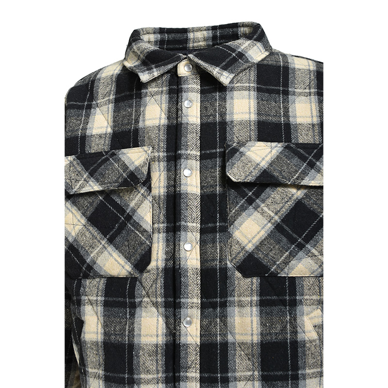QUILTING CHECK SHIRTS -2.COLOR-
