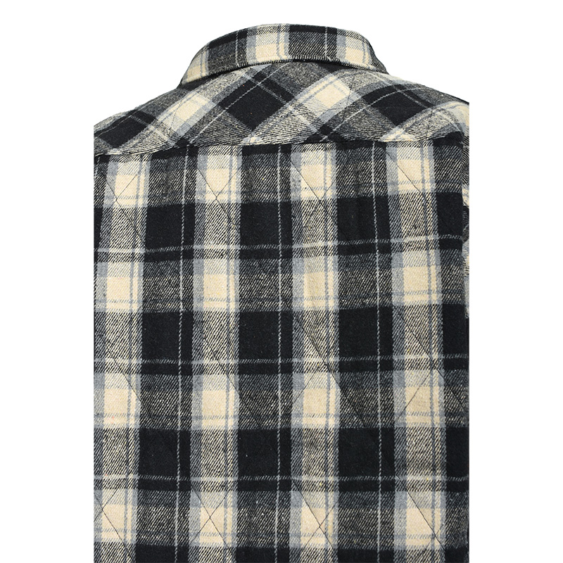 QUILTING CHECK SHIRTS -2.COLOR-