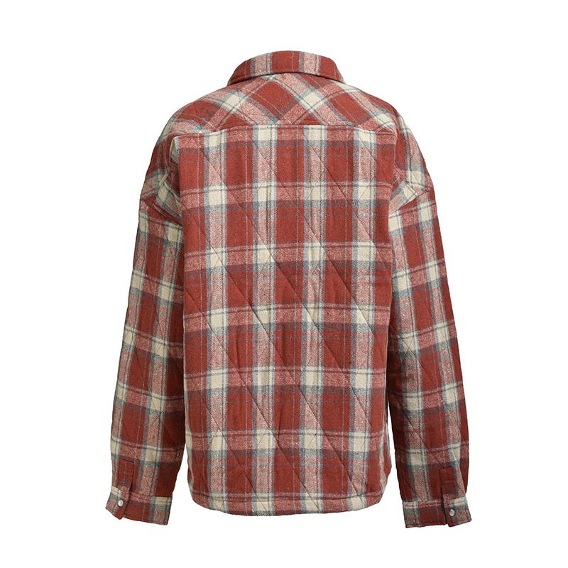 QUILTING CHECK SHIRTS -2.COLOR-