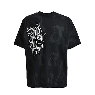 SUICIDE BLACK LETTERD LOGO TEE -BLACK-