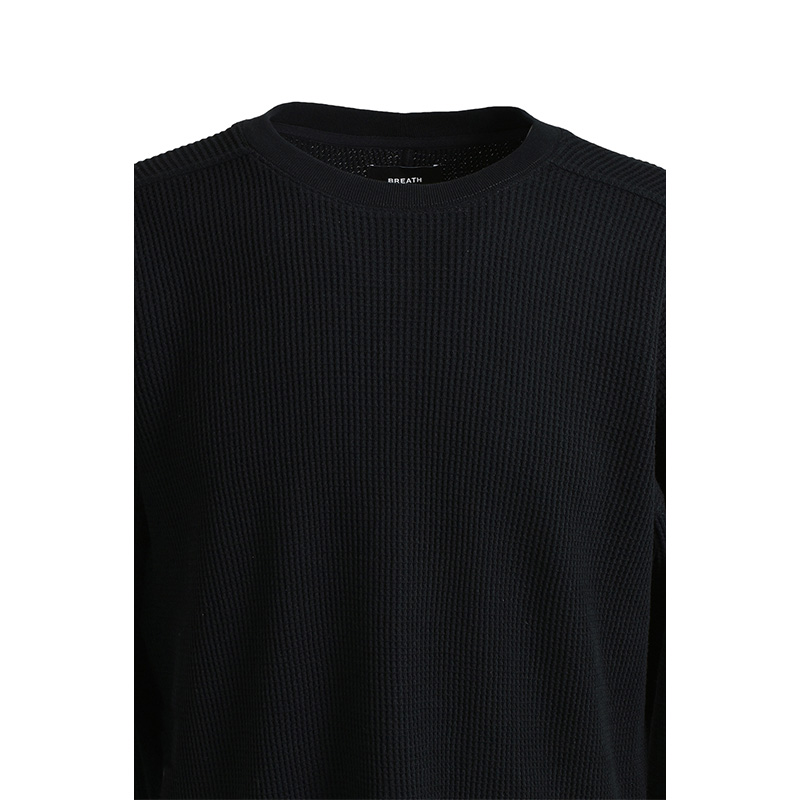 NEWRICH WAFFLE LS TEE -2.COLOR-