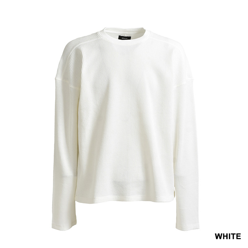 NEWRICH WAFFLE LS TEE -2.COLOR-