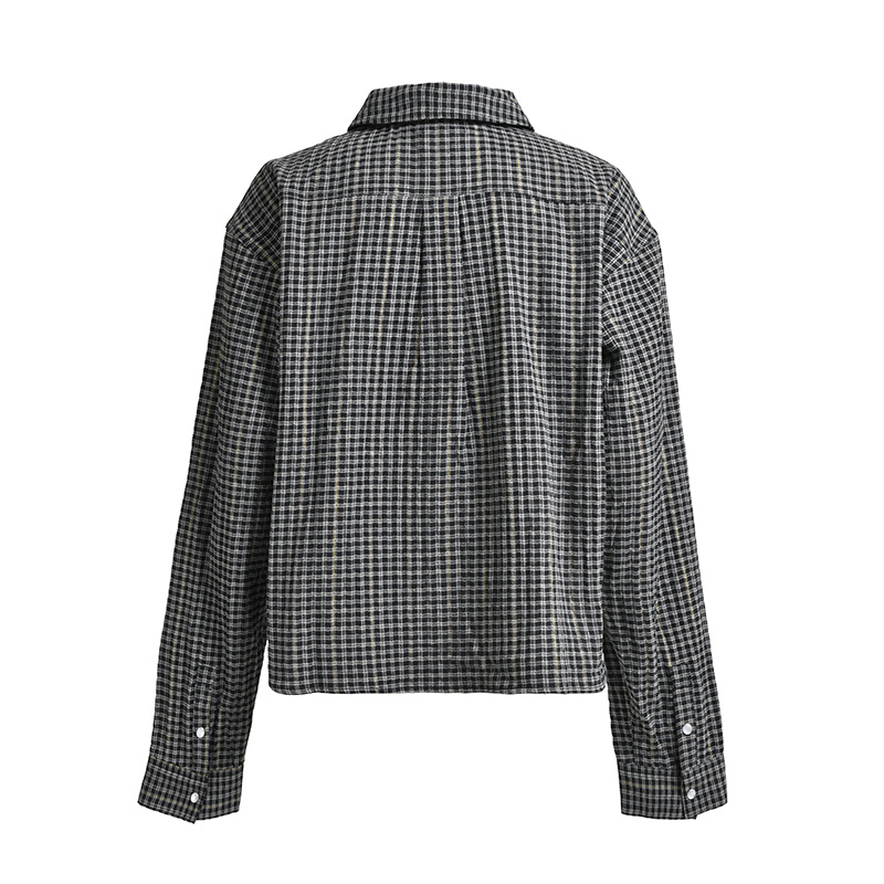 SHORT CHECK SHIRT -2.COLOR-