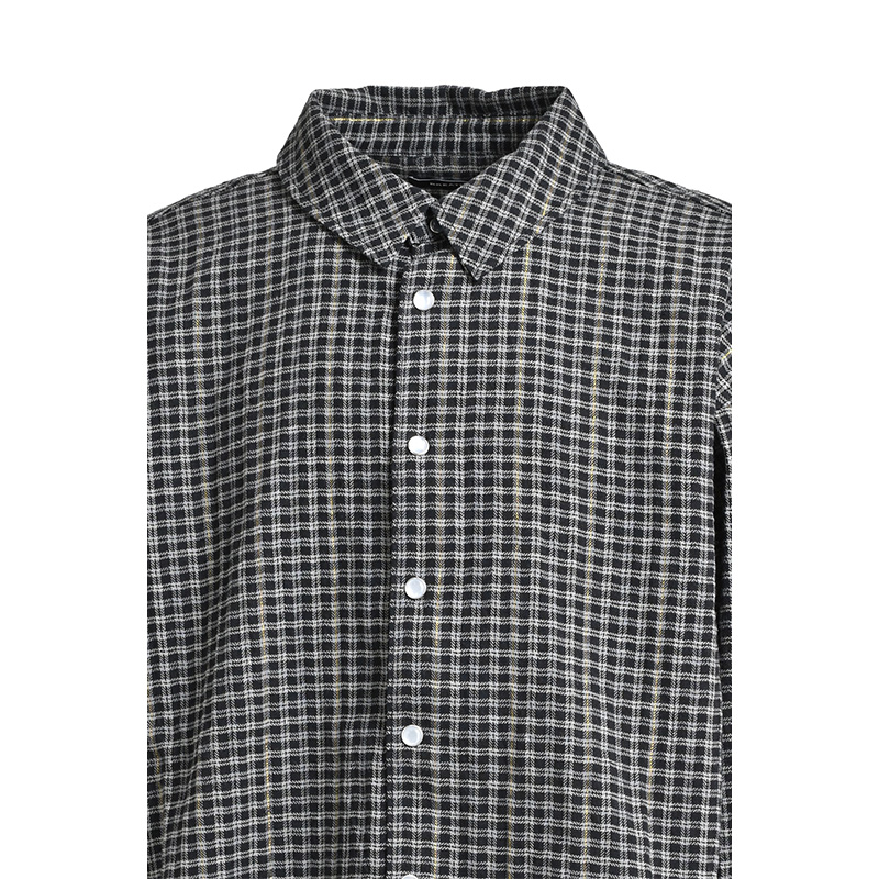 SHORT CHECK SHIRT -2.COLOR-