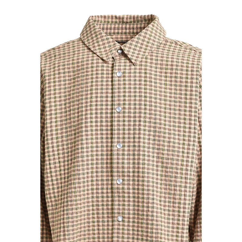 SHORT CHECK SHIRT -2.COLOR-