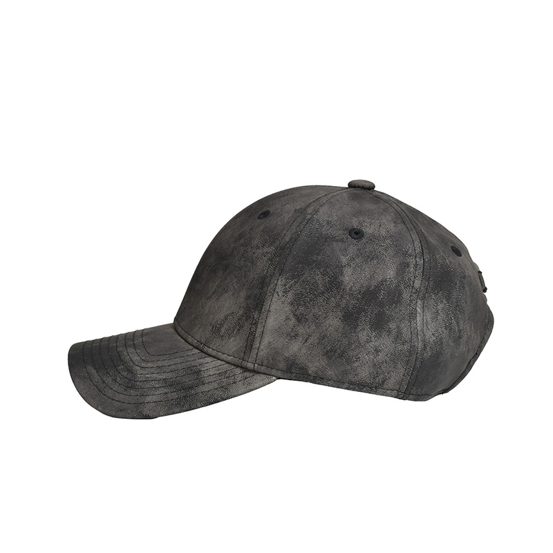 FAUX LEATHER CAP -2.COLOR-