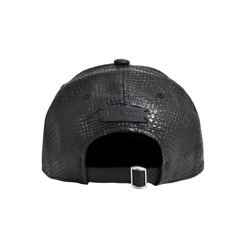 FAUX LEATHER CAP -2.COLOR-