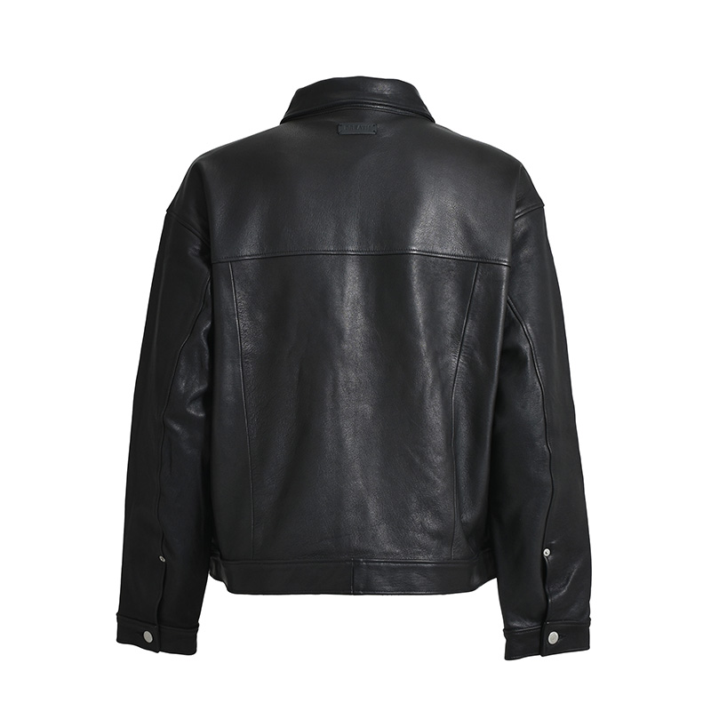 NEWRICH LEATHER 1ST JACKET -BLACK-