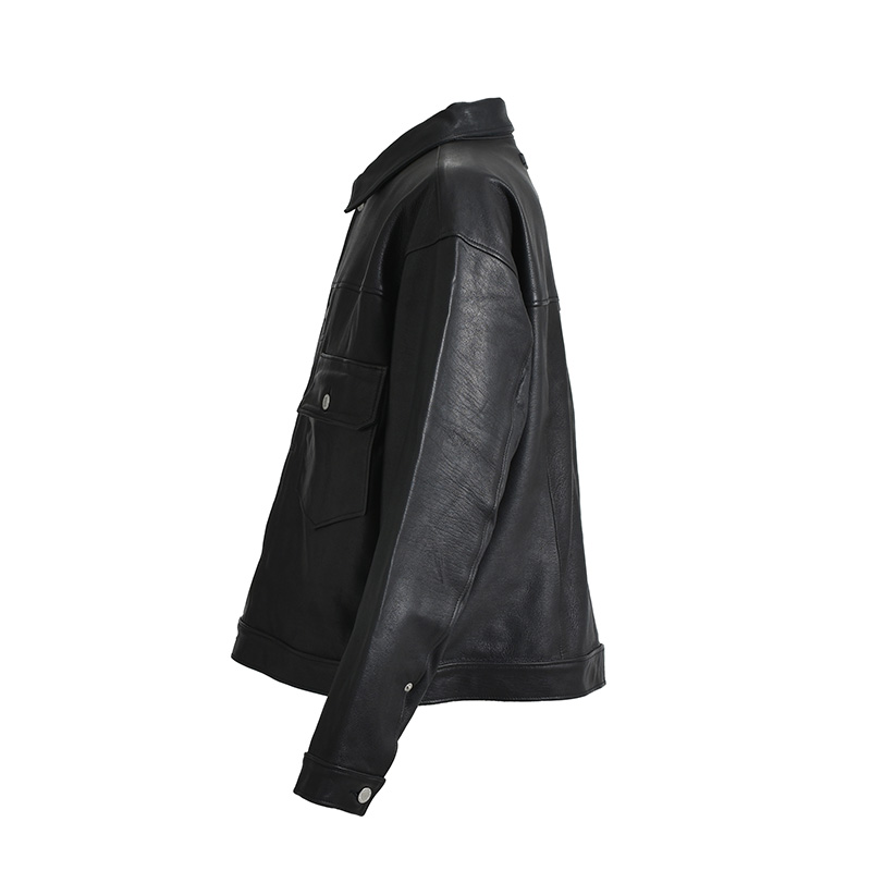 NEWRICH LEATHER 1ST JACKET -BLACK-