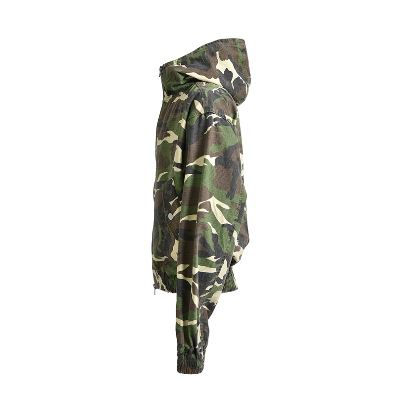 SUICIDE CAMO ZIP UP HOODIE -2.COLOR-