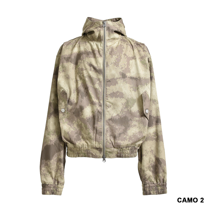 SUICIDE CAMO ZIP UP HOODIE -2.COLOR-