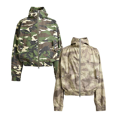 SUICIDE CAMO ZIP UP HOODIE -2.COLOR-