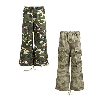 SUICIDE CAMO CARGO PANTS -2.COLOR-