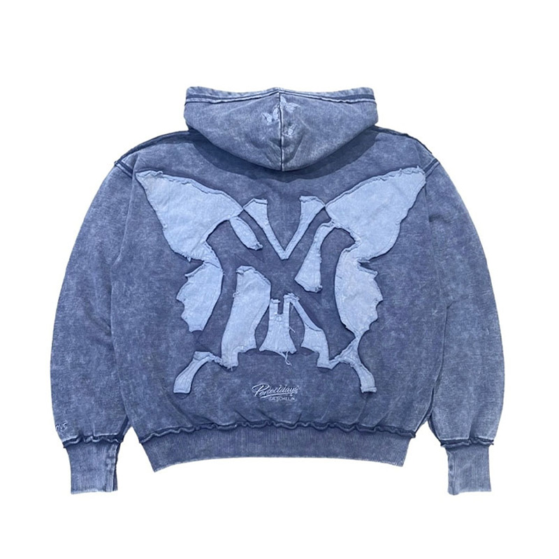 PIGMENT BUTTERFLY ZIP HOODIE -3.COLOR-