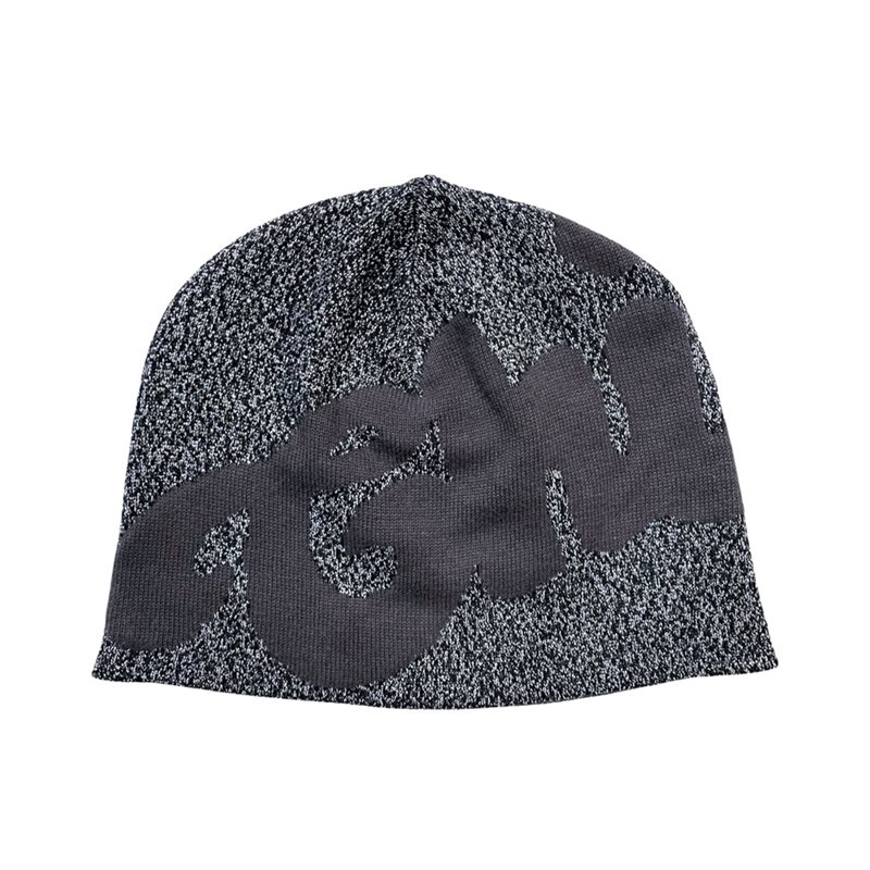 SHINY SWEATER(beanie付き) -GREY-