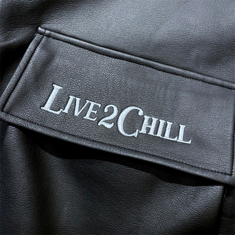 BLACKLEATHER JACKET -BLACK-