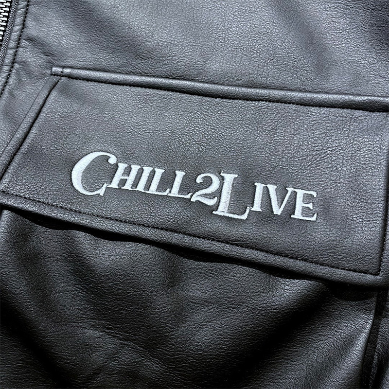 BLACKLEATHER JACKET -BLACK-