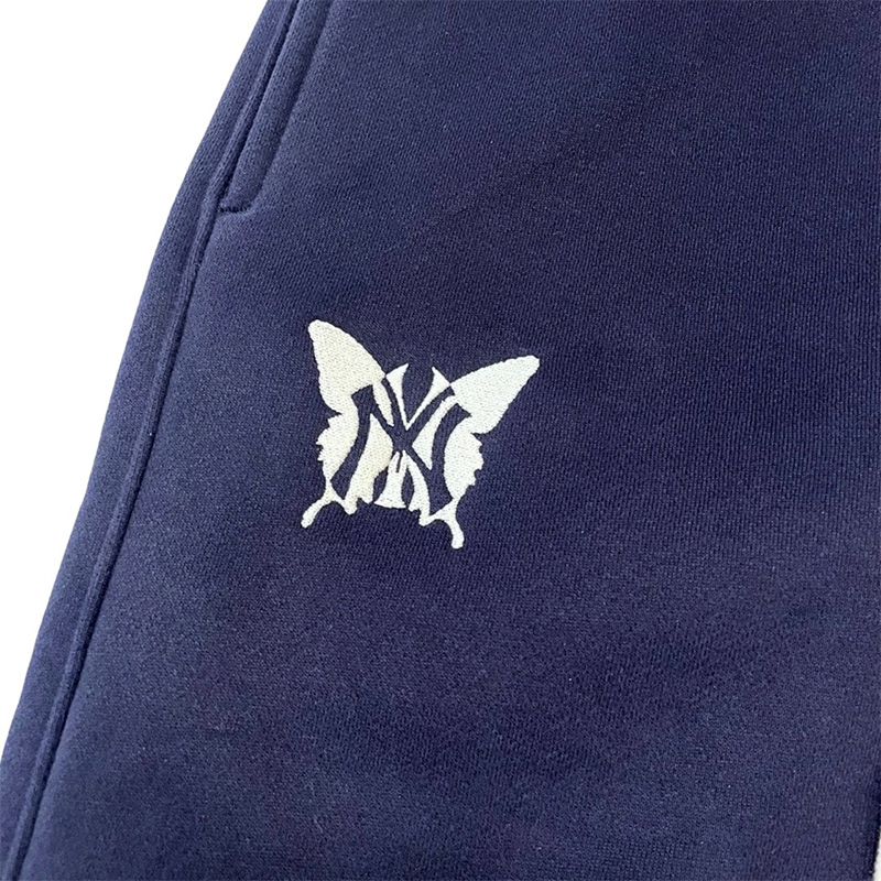 NY BUTTERFLY SWEAT PANTS -NAVY-