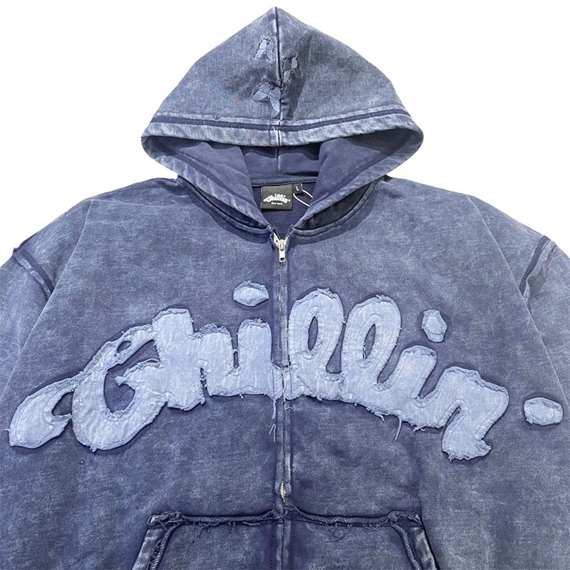 NY BUTTERFLY PIGMENT ZIP HOODIE -2.COLOR-