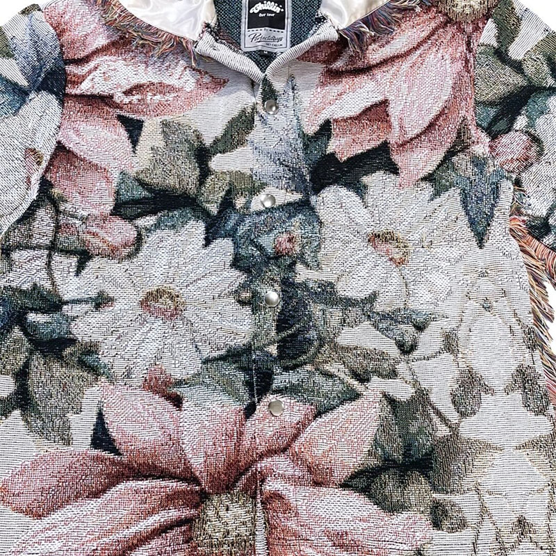 FLOWER TAPESTRY HOODIE -MULTI-